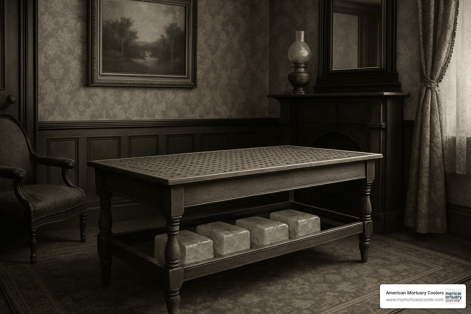 Antique Cooling Boards 101 - American Mortuary Coolers & Equipments Antique Cooling Boards 101 - American Mortuary Coolers & Equipments